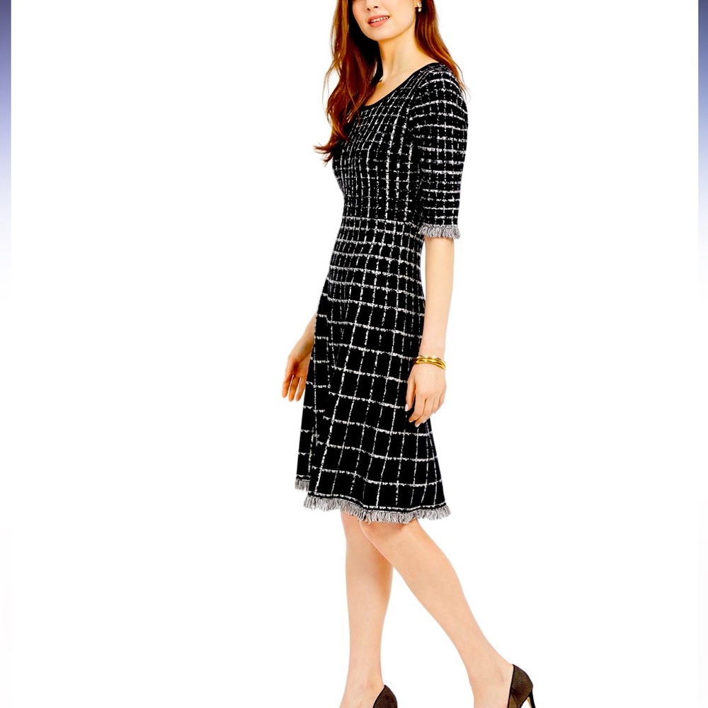 Taylor Women's Sweaterdress Black Size Small